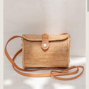 Village Thrive Diah Rattan Purse